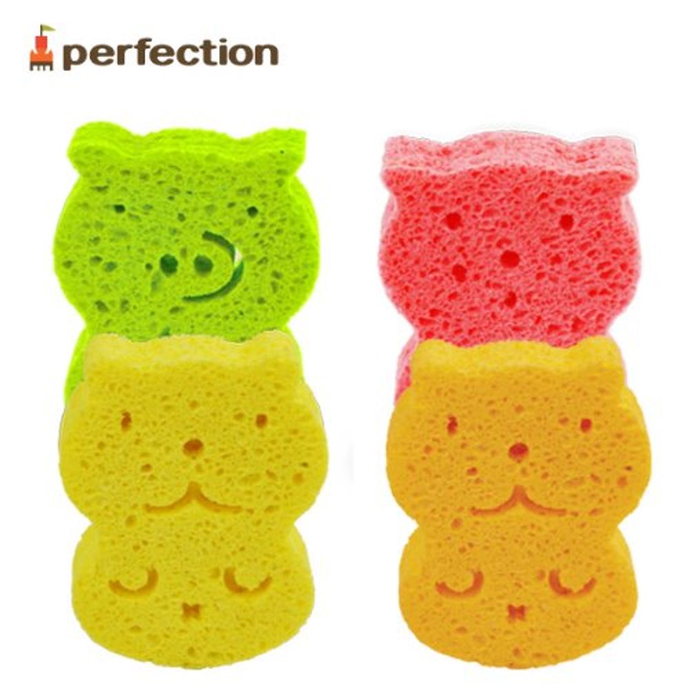 [PERFECTION] Natural Bath Sponge _ Newborn, Shower sponge, natural cellulose 100% _  Made in Korea